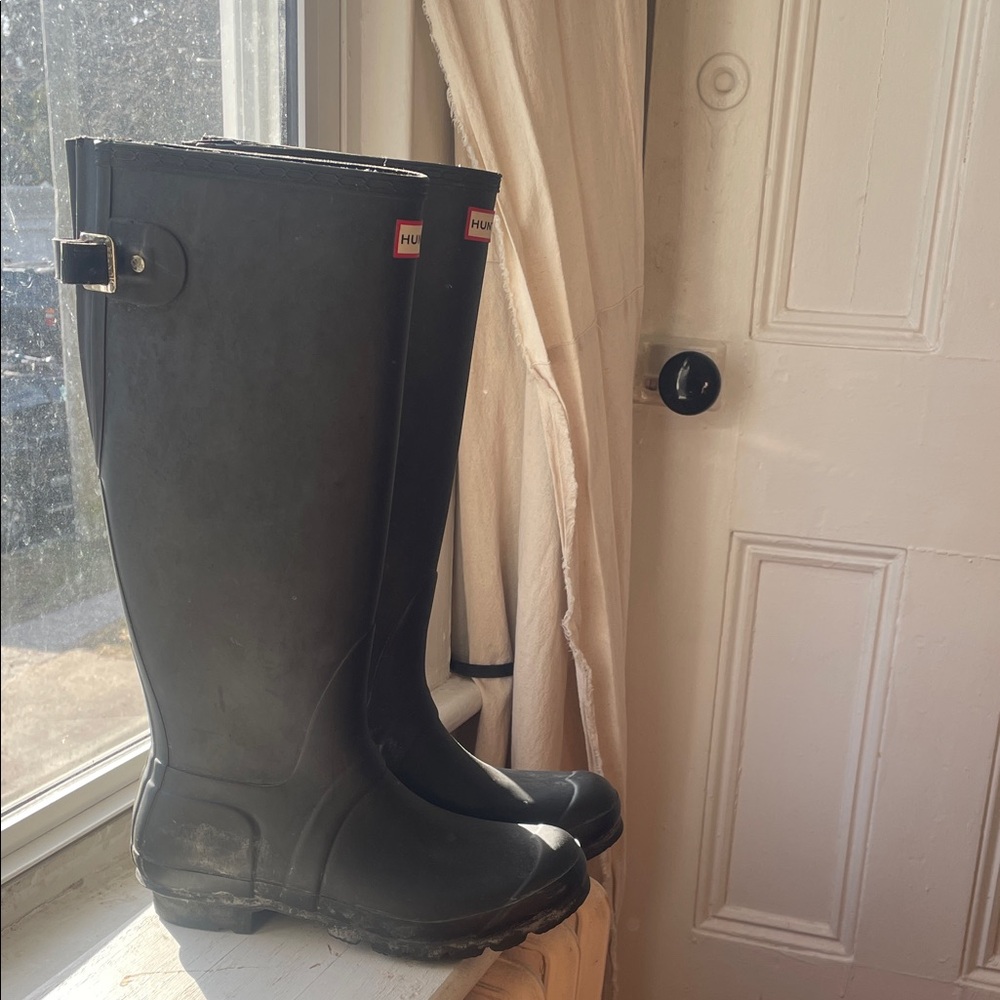 Hunter Classic Black Rain Boots US size 9 (UK size 7) (EU size 40/41)